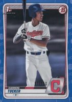 2020 Bowman Draft #BD60 Carson Tucker Blue Baseball Card
