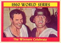 1961 Topps #313 The Winners Celebrate The Winners Celebrate Baseball Card