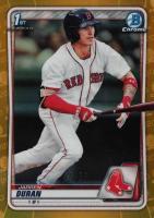 2020 Bowman Chrome Prospects #BCP144 Jarren Duran Gold Refractor Baseball Card