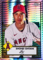2021 Topps Chrome Platinum Anniversary #192 Shohei Ohtani Prism Refractor Baseball Card