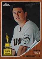 2011 Topps Heritage Chrome #C126 Buster Posey Baseball Card