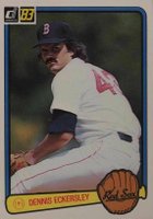 1983 Donruss #487 Dennis Eckersley Baseball Card