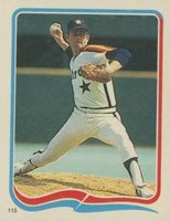 1985 Fleer Star Stickers #115 Nolan Ryan Baseball Card