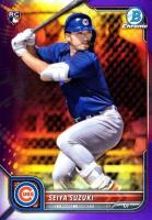 2022 Bowman Chrome #69 Seiya Suzuki Purple Refractor Baseball Card