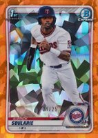 2020 Bowman Draft Chrome Sapphire Edition #BD94 Alerick Soularie Orange Baseball Card