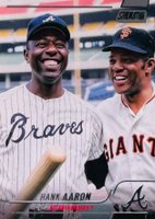 2022 Topps Stadium Club #218 Hank Aaron Baseball Card