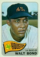 1965 Topps #109 Walt Bond Baseball Card