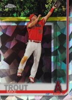 2019 Topps Chrome Sapphire Edition #100 Mike Trout Baseball Card