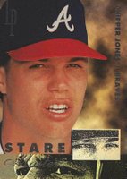 1996 Leaf Preferred Staremasters #1 Chipper Jones Baseball Card