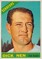 1966 Topps #149 Dick Nen Baseball Card