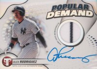 2024 Topps Pristine Popular Demand Autograph Relics #ARO Alex Rodriguez Baseball Card