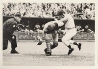 1986 Topps Pete Rose Set #106 Pete Rose Collision at Home Baseball Card