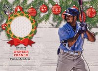 2022 Topps Holiday Relics #WRCWF Wander Franco Baseball Card