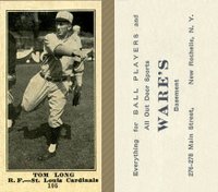 1916 Wares #105 Tom Long Baseball Card