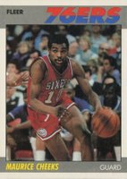 1987 Fleer #20 Maurice Cheeks Basketball Card
