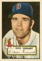 1952 Topps #343 Dick Gernert Baseball Card