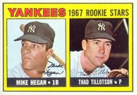 1967 Topps #553 Yankees Rookies Baseball Card