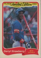 1985 Fleer Limited Edition #38 Darryl Strawberry Baseball Card
