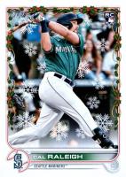 2022 Topps Holiday #HW175 Cal Raleigh Baseball Card