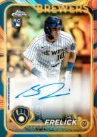 2024 Topps Gilded Collection Topps Chrome Gold Autographs #CGASF Sal Frelick Blue/Gold Baseball Card
