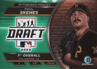 2023 Bowman Draft Bowman Draft Night #BDN7 Paul Skenes Green Baseball Card