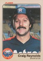 1983 Fleer #460 Craig Reynolds Baseball Card