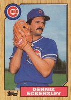 1987 Topps Tiffany #459 Dennis Eckersley Baseball Card