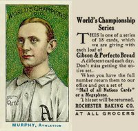 1911 Rochester Baking # Danny Murphy Baseball Card