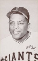 1947 Exhibits 1947-66 # Willie Mays Portrait Baseball Card