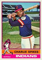 1976 Topps #408 Charlie Spikes Baseball Card
