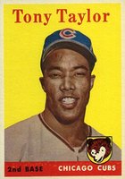 1958 Topps #411 Tony Taylor Baseball Card