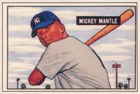 1988 Baseball Cards Magazine Repli-Cards #253 Mickey Mantle Hand Cut Baseball Card