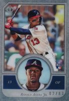 2018 Topps Transcendent Collection Icons #49 Ronald Acuna Jr. Baseball Card