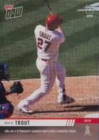2019 Topps Now #58 Mike Trout Baseball Card