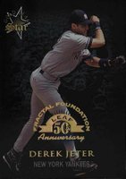 1998 Leaf Fractal Foundation #164 Derek Jeter Baseball Card