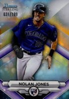 2023 Bowman Sterling #BSR4 Nolan Jones Refractor Baseball Card