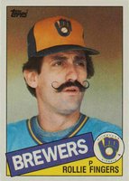 1985 Topps #750 Rollie Fingers Baseball Card