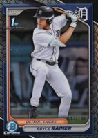 2024 Bowman Draft #BDC86 Bryce Rainer Chrome-Steel Metal Refractor Baseball Card