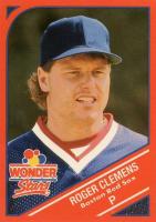 1990 Wonder Bread Stars #2 Roger Clemens Baseball Card