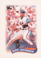 1989 Topps Mini League Leaders #26 Doc Gooden Baseball Card