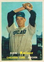 1957 Topps #134 Don Kaiser Baseball Card