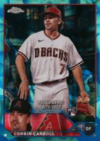 2023 Topps Chrome Update #USC220 Corbin Carroll Aqua/Blue Lava Lamp Refractor Baseball Card