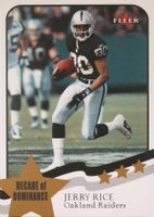 2002 Fleer #244 Jerry Rice Football Card