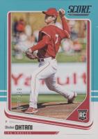 2018 Panini Chronicles Score #16 Shohei Ohtani Teal Baseball Card