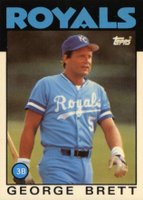 1986 Topps Tiffany #300 George Brett Baseball Card