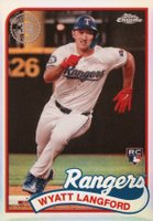 2024 Topps Chrome Update 1989 Topps Baseball #2 Wyatt Langford Baseball Card