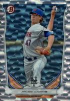 2014 Bowman Prospects  #BP73 Jacob DeGrom Silver Ice Baseball Card