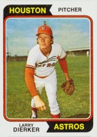 1974 Topps #660 Larry Dierker Baseball Card