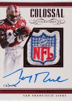 2017 Panini National Treasures Rookie Colossal Signature #JRC Jerry Rice NFL Shield 1/1 Football Card