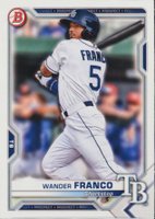 2021 Bowman Paper Prospects #BP57 Wander Franco Baseball Card